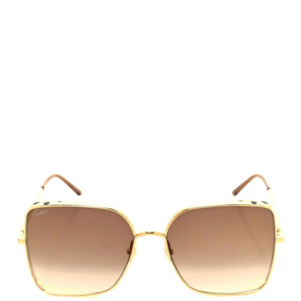 ❌❌ SOLD ❌❌ Cartier  Gold and Brown Sunglasses